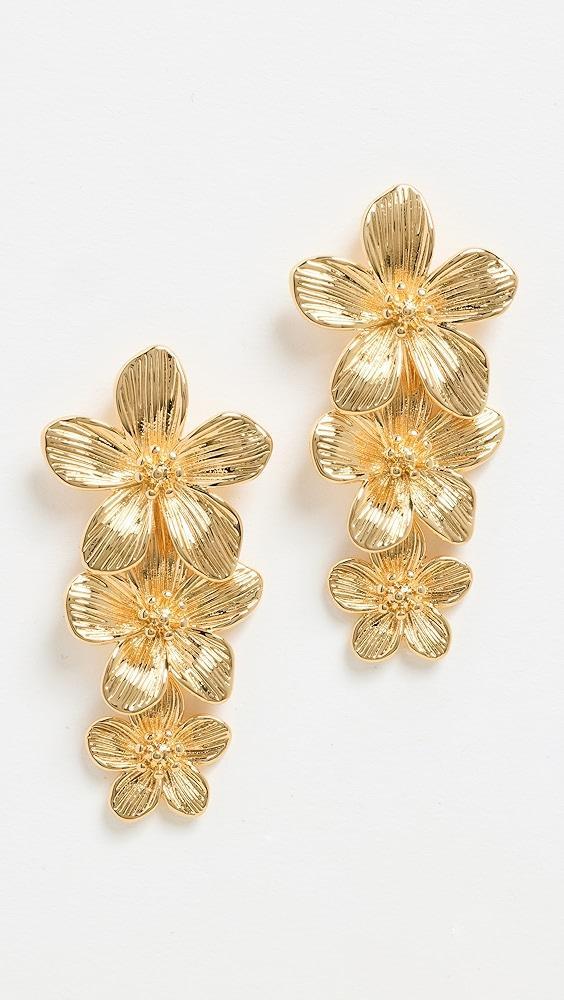 SHASHI Rose Botanique Earrings | Shopbop Product Image