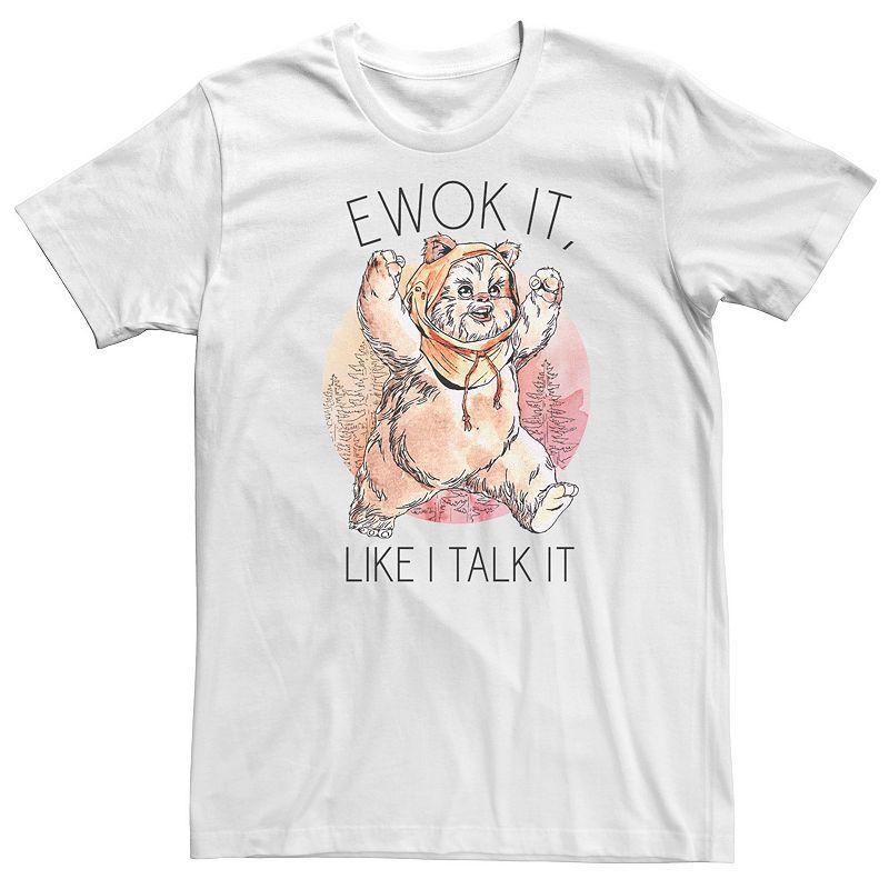 Mens Star Wars Ewok It Like I Talk It Sketched Graphic Tee Product Image