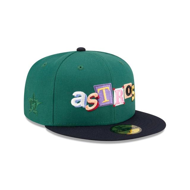 Just Caps Note Pack Houston Astros 59FIFTY Fitted Hat Male Product Image