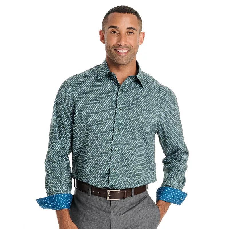 Mens Nick Graham Traveler Collection Performance Modern-Fit Stretch Dress Shirt Product Image