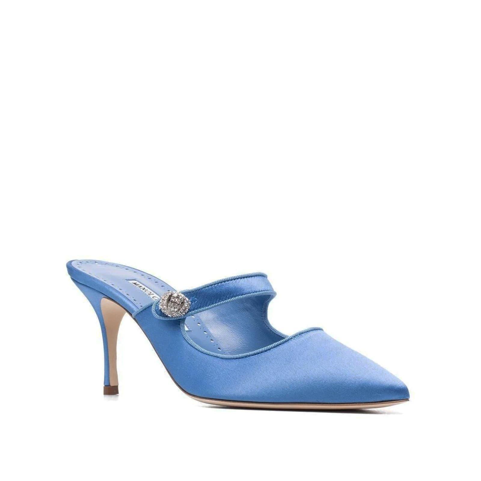 Camparimu Jewel 070 Mules In Blue Product Image