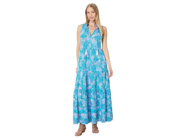 Womens Malone Floral Cotton Maxi Dress Product Image