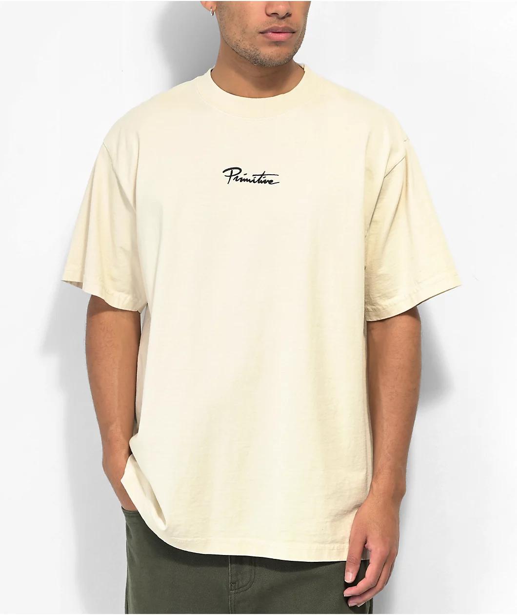 Primitive Mini Nuevo Cream T-Shirt Product Image