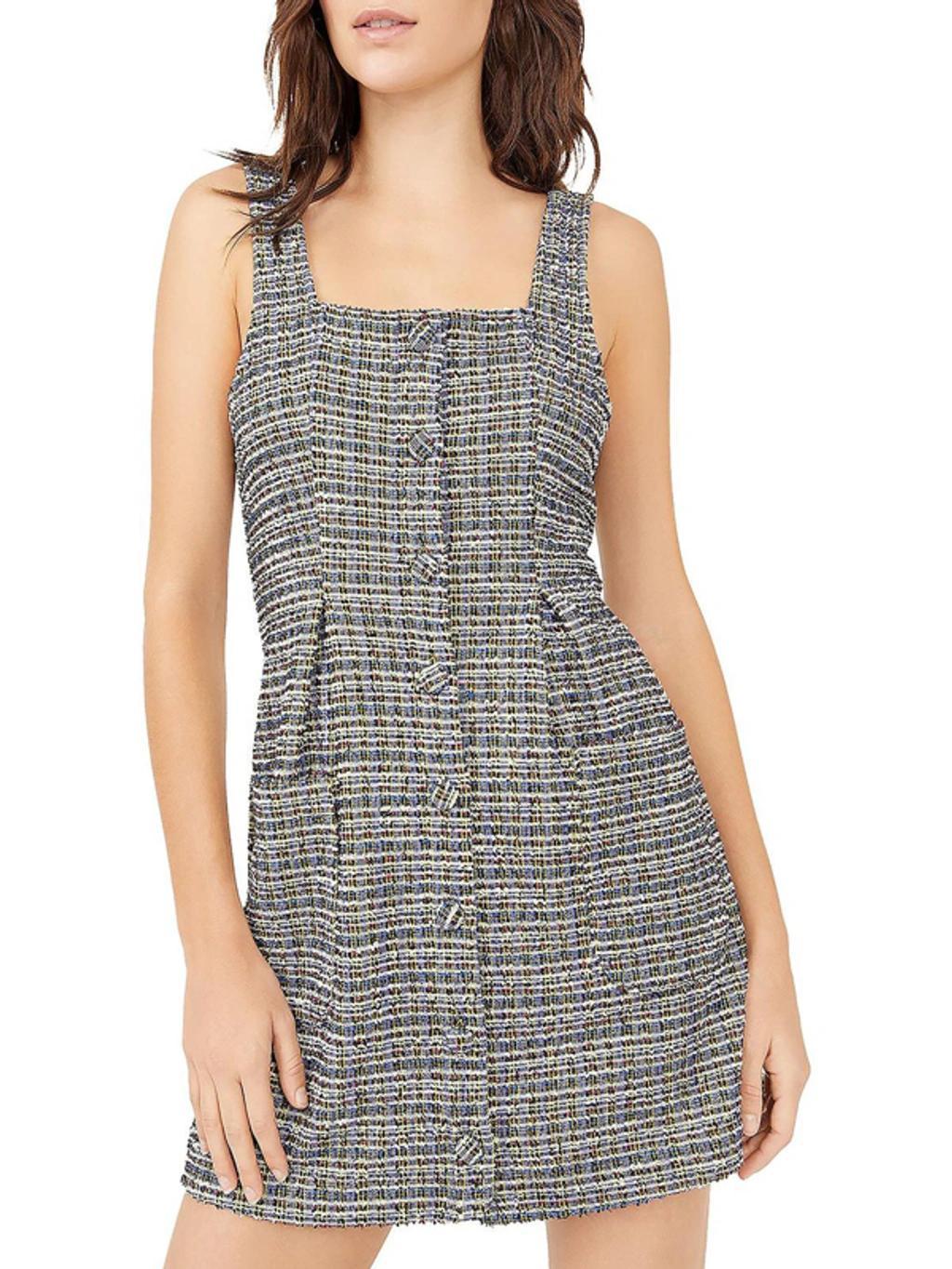 Womens Woven Mini Sheath Dress In Multi Product Image