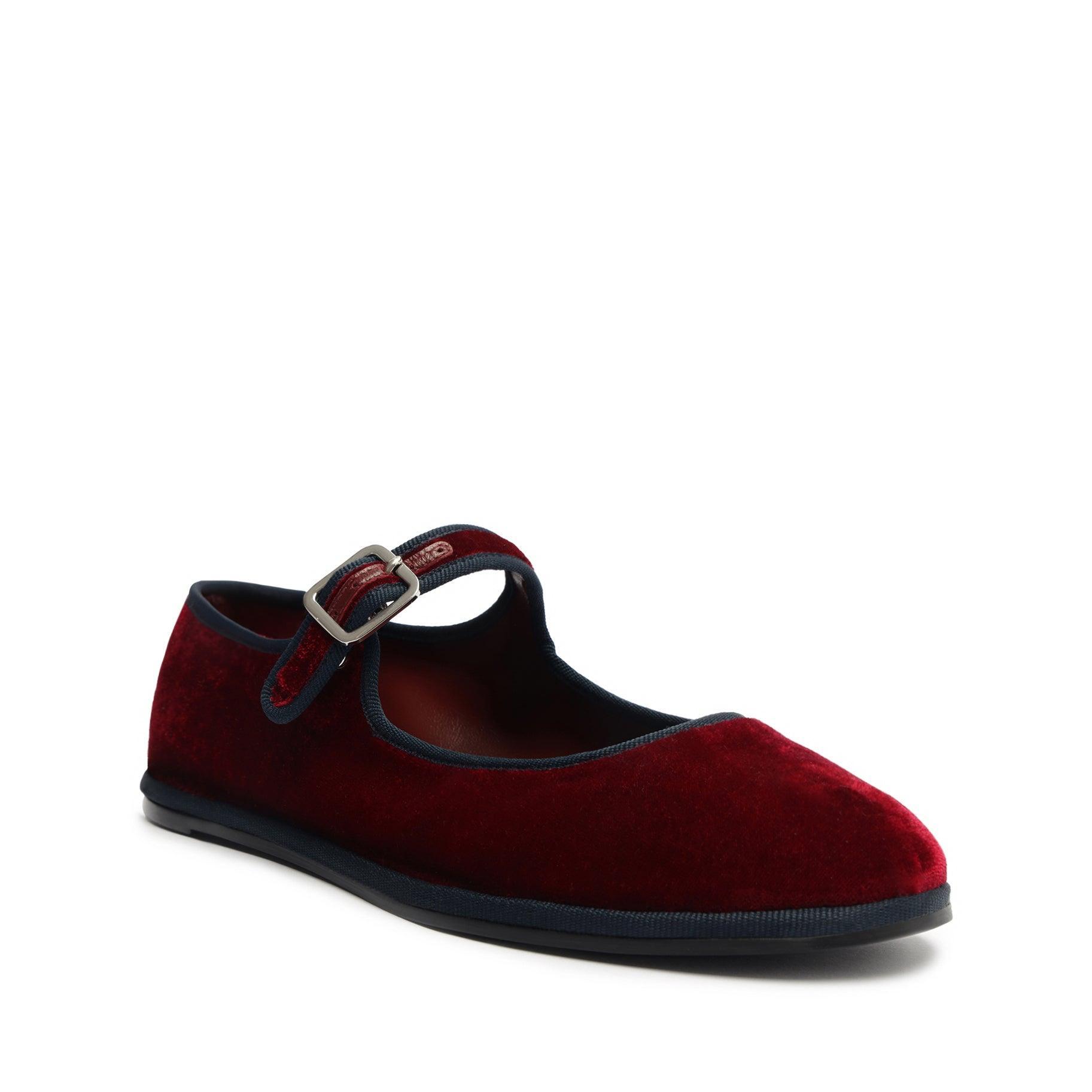 Clarissa Velvet Flat Female Product Image