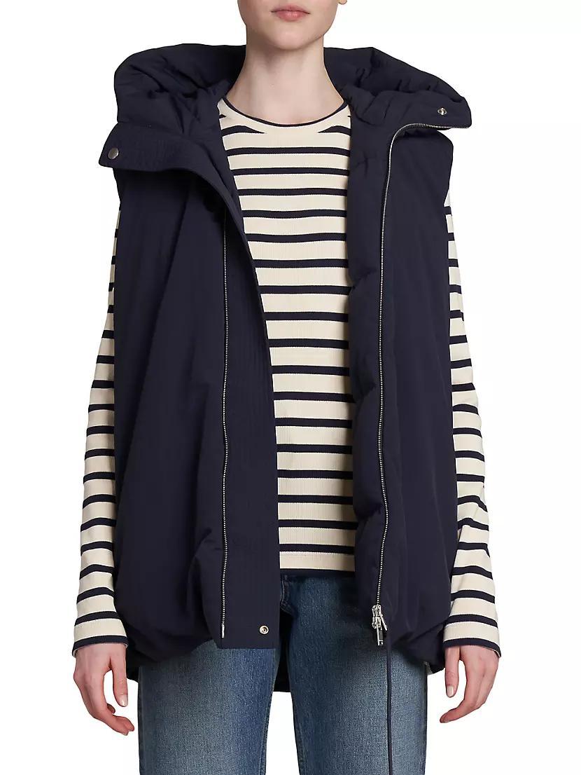 Hooded Zip-Up Vest Product Image