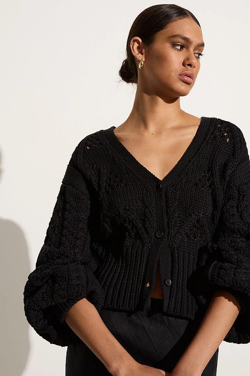 Dayana Cardigan Black - Final Sale Product Image