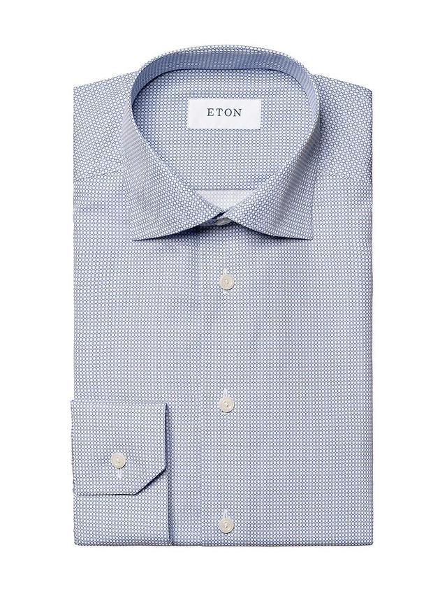 Mens Slim-Fit Micro Print Shirt Product Image