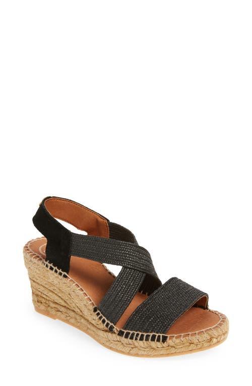 Toni Pons Susa-SP (Black) Women's Wedge Shoes Product Image