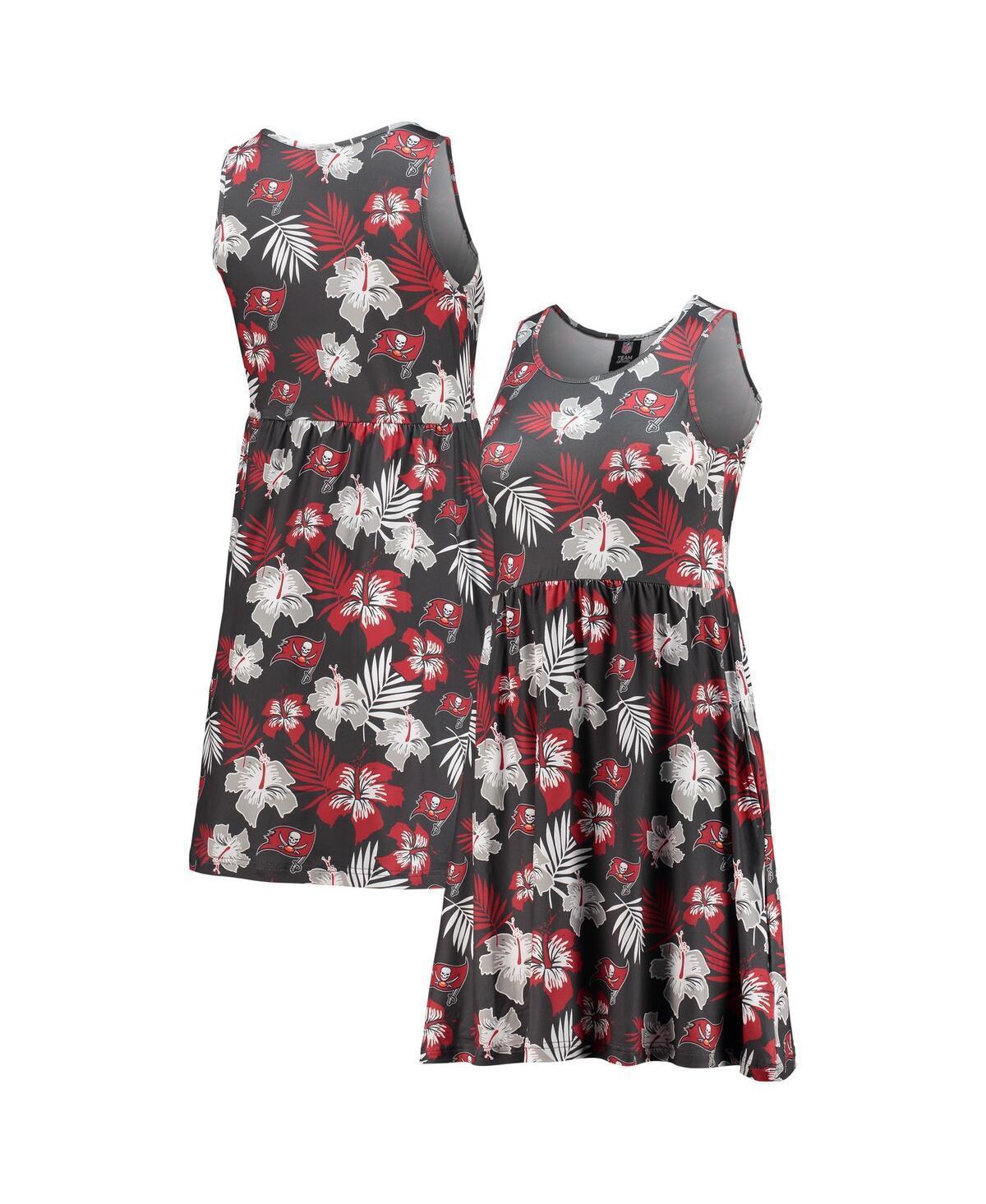 Womens Foco Red Tampa Bay Buccaneers Floral Sundress Product Image