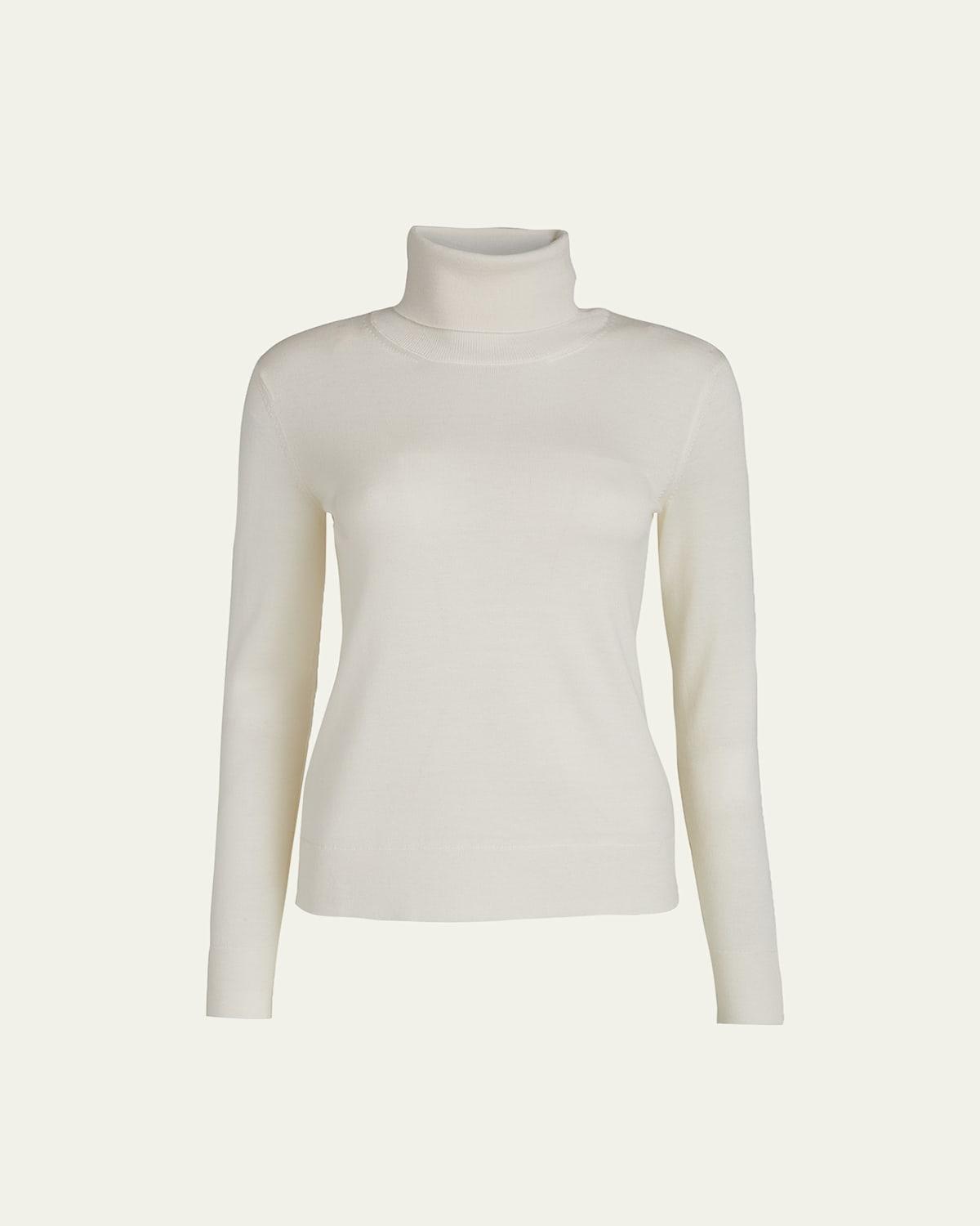 Womens Iconic Style Cashmere Turtleneck Sweater product image