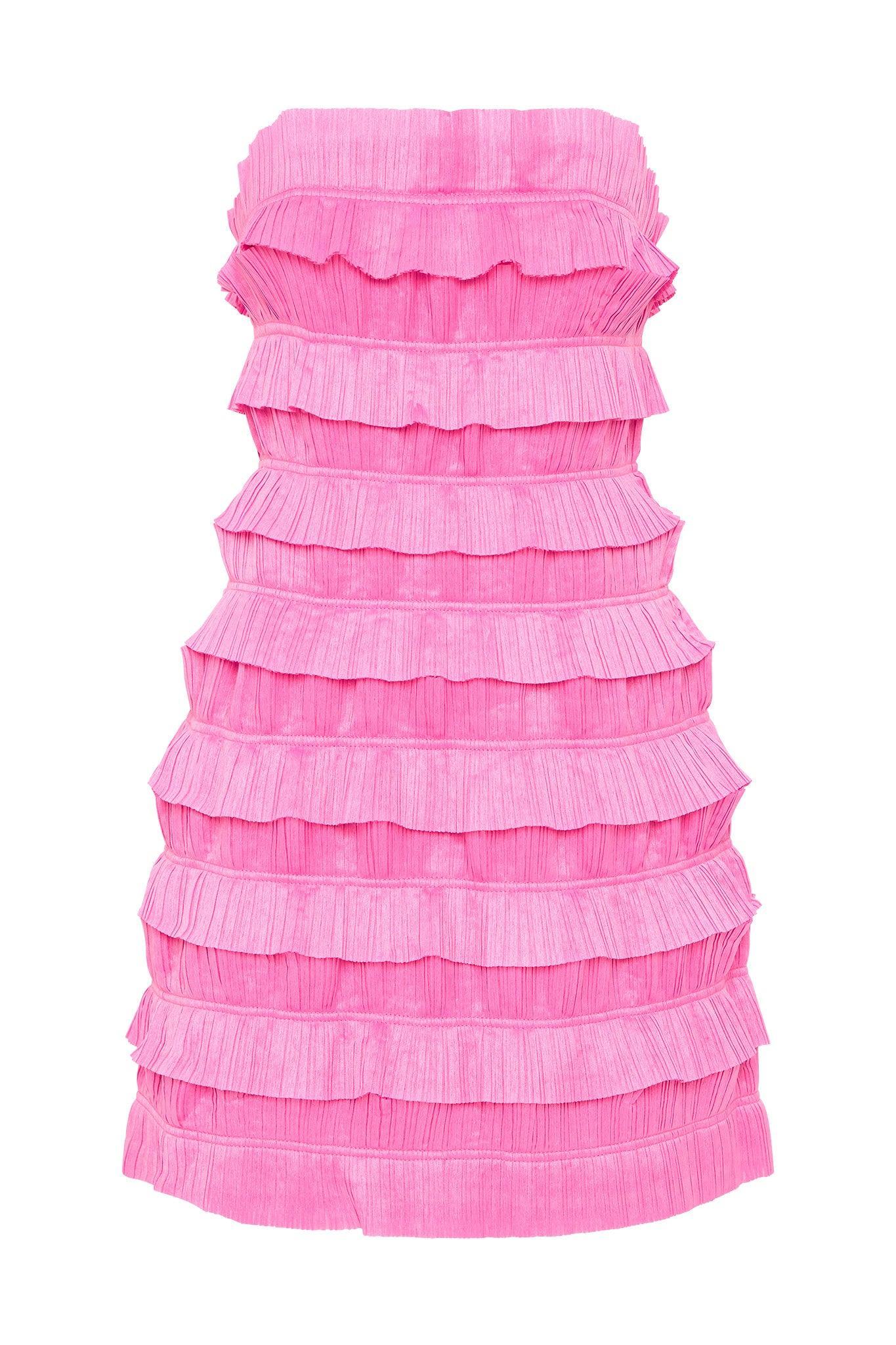 Palladium Ruffled Mini Dress Product Image