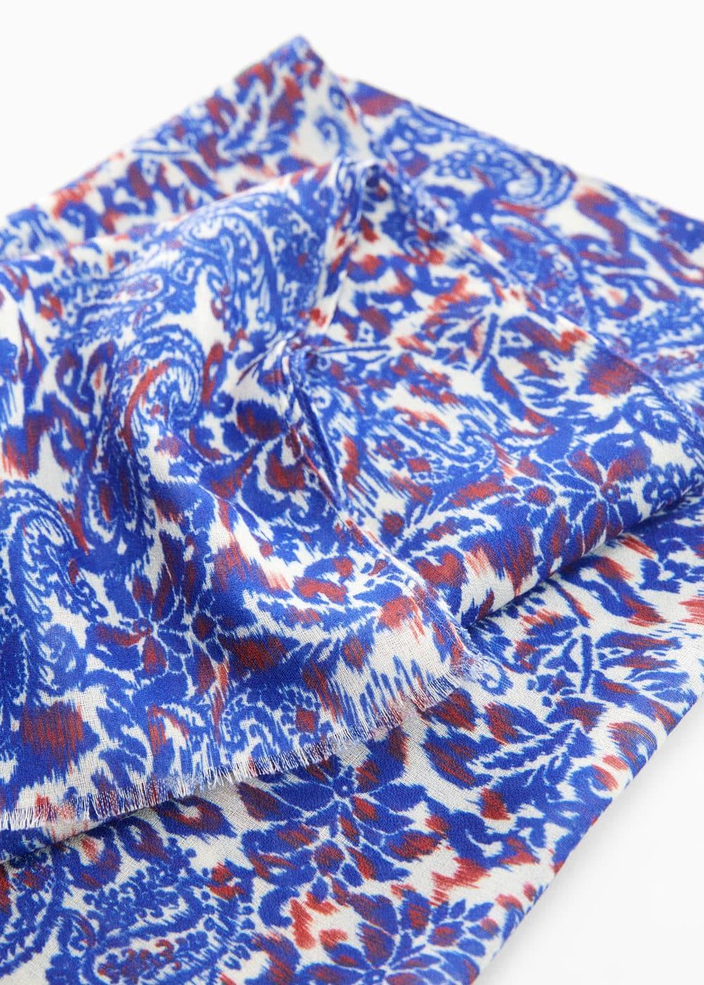 MANGO - Paisley print scarf - One size - Women Product Image