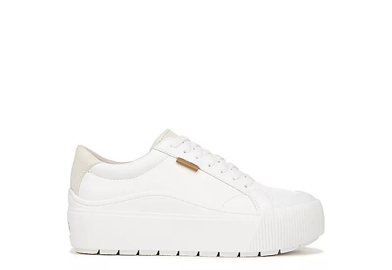 Dr. Scholls Womens Time Off Max Platform Sneakers - White Product Image