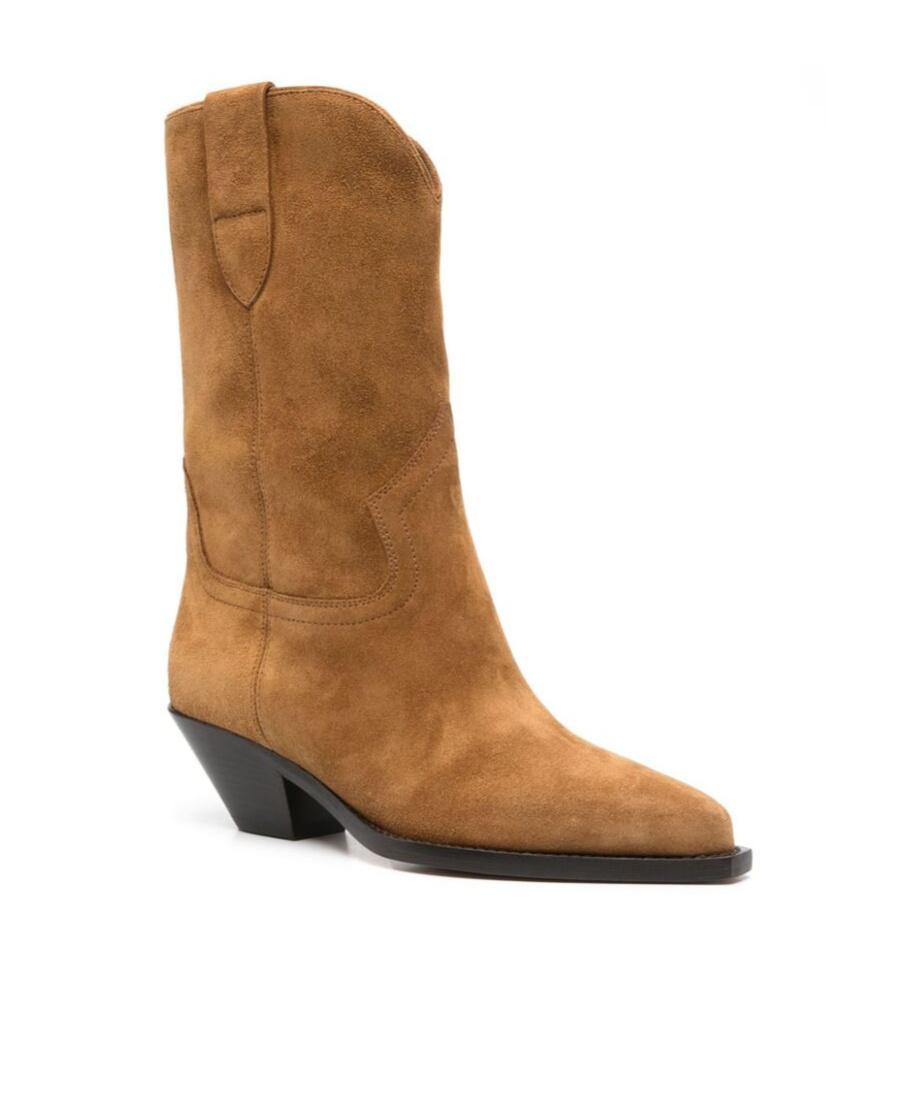 ISABEL MARANT 50mm Dahope Cowboy Boots In Brown Product Image