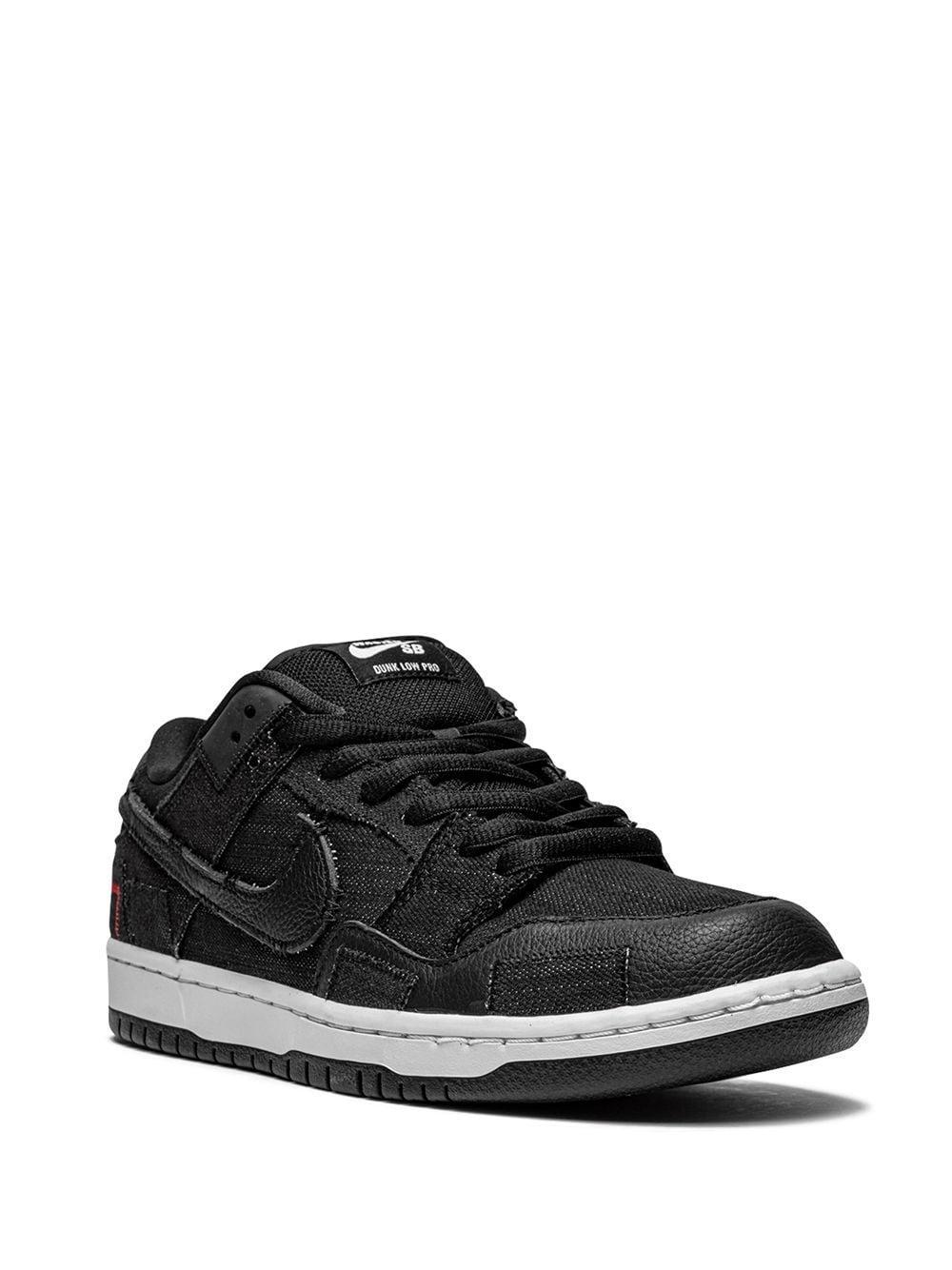 Sb Dunk Low "wasted Youth" Sneakers In Black Product Image