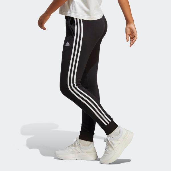 Essentials 3-Stripes French Terry Cuffed Pants Product Image