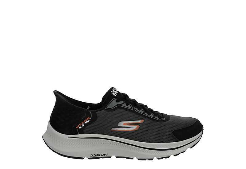 Skechers Hands Free Slip-ins GO RUN Consistent 2.0 Empowered Mens Shoes Black Grey Product Image