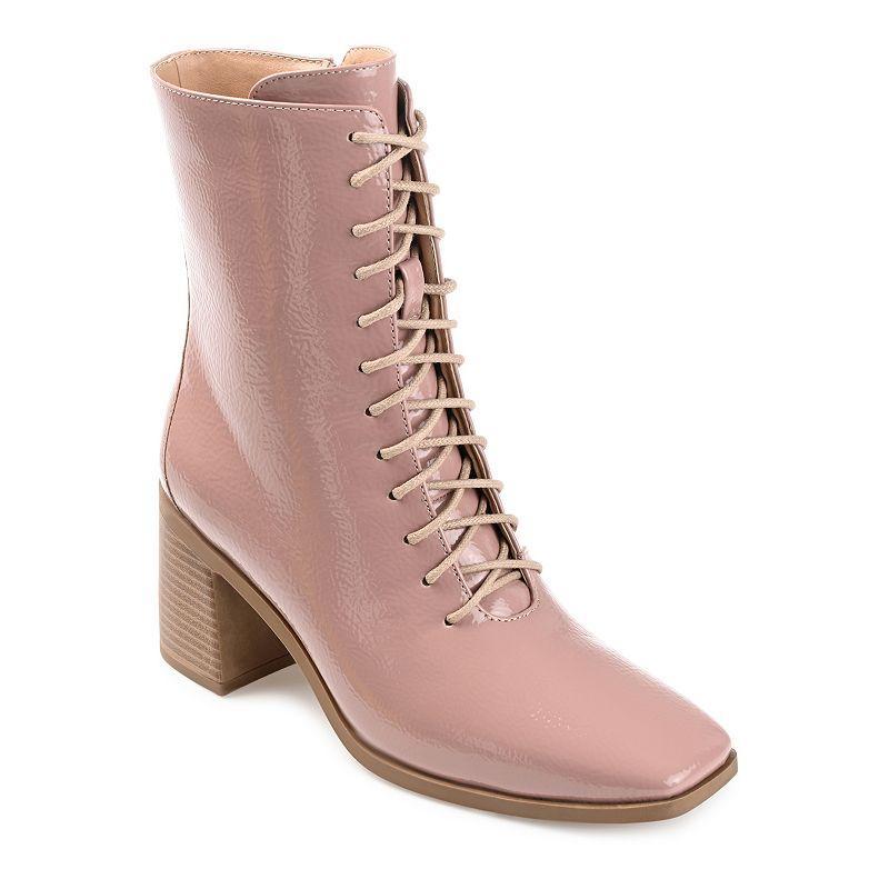 Journee Collection Covva Tru Comfort Foam Womens Ankle Boots Pink Product Image