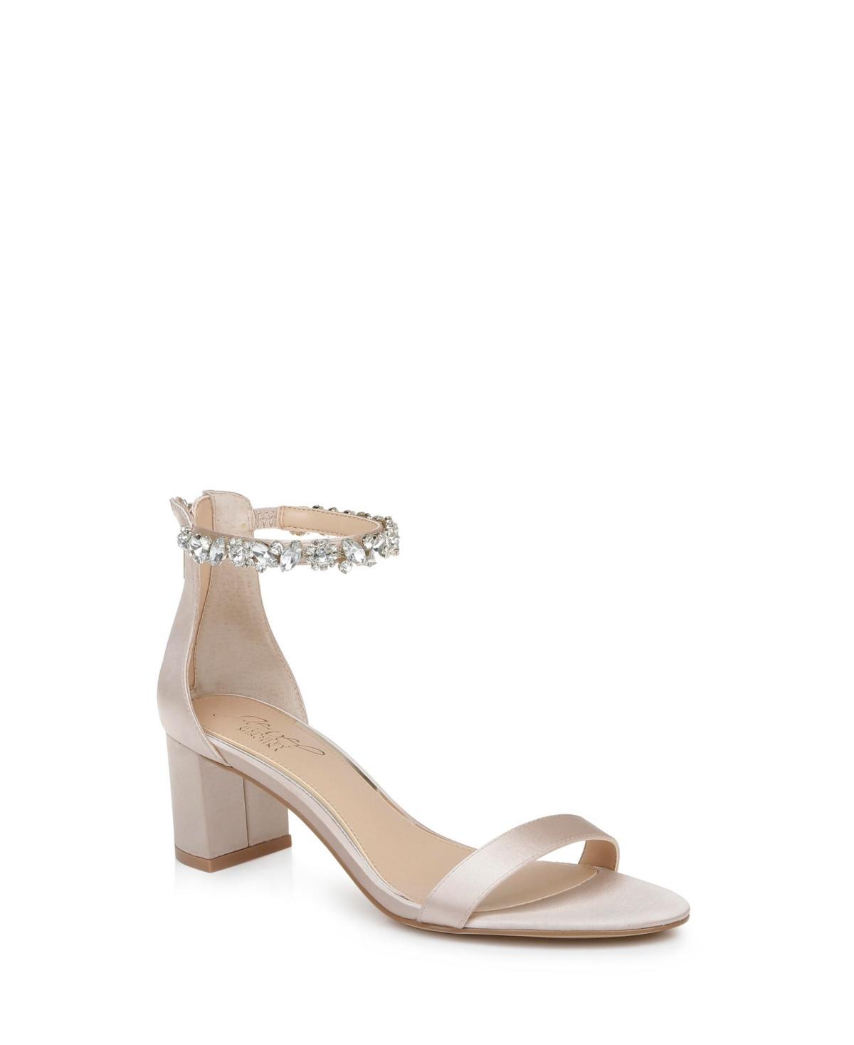 Jewel Badgley Mischka Catalina (Champagne) Women's Shoes Product Image