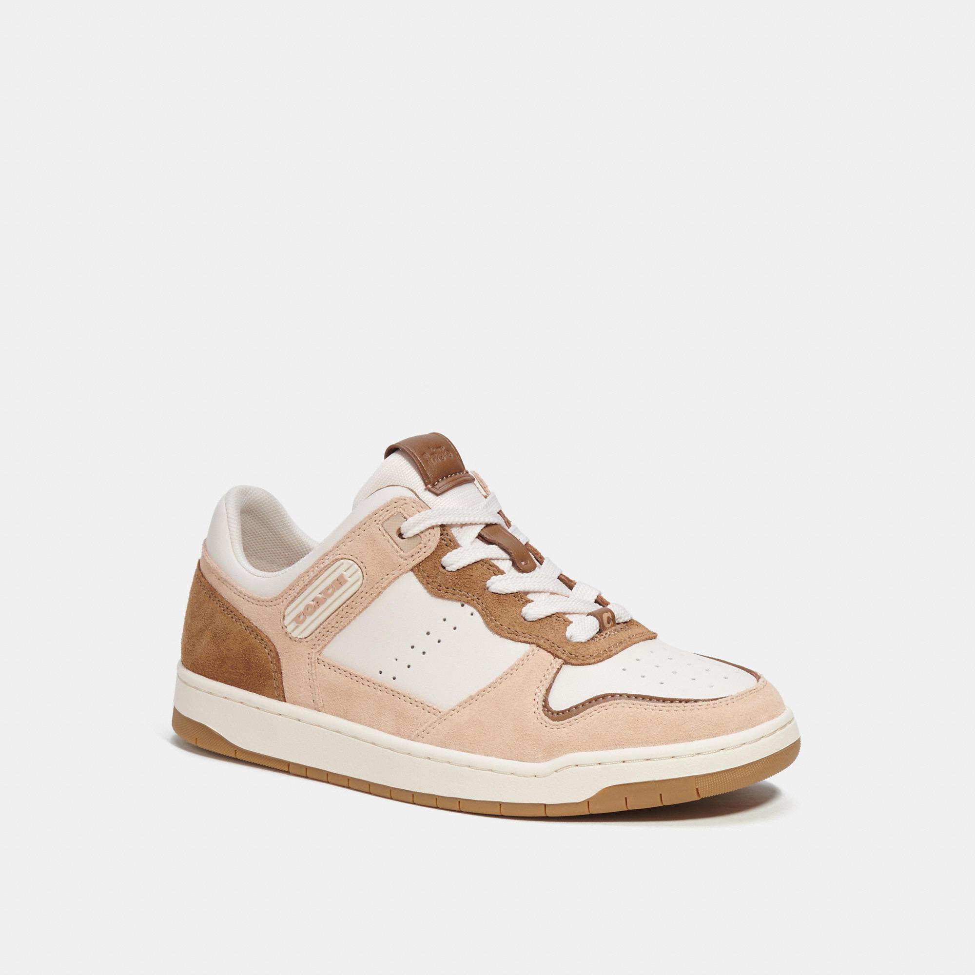 Womens C201 Suede & Leather Low-TopSneakers Product Image