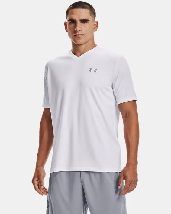 Mens UA Velocity V-neck Short Sleeve Product Image