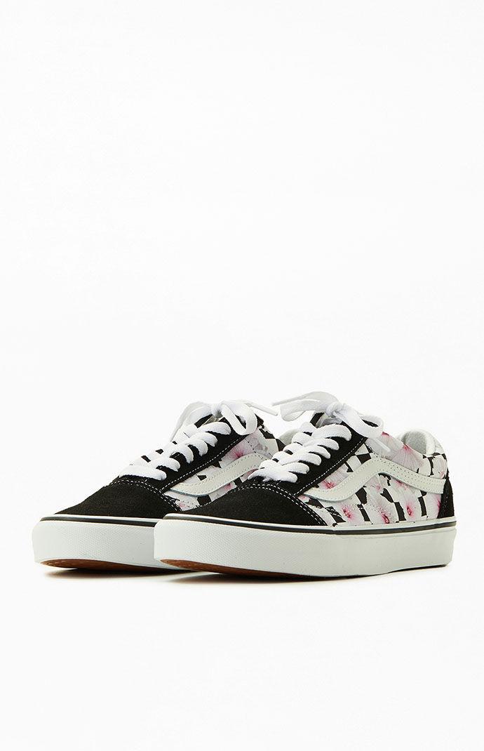 Vans Floral Checkered Old Skool Sneakers - Product Image