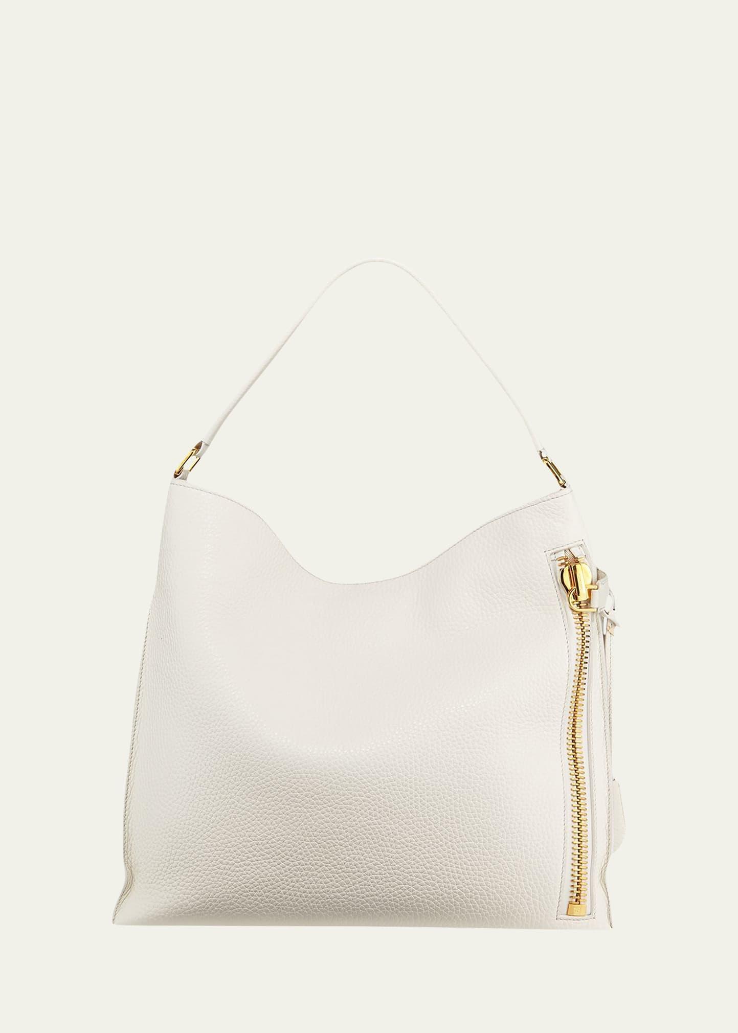 TOM FORD Small Alix Grain Leather Hobo Bag Product Image