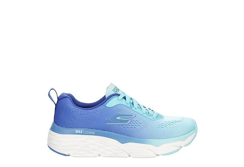 SKECHERS Max Cushioning Elite Mesh Lace-Up (Blue/Light Blue) Women's Running Shoes Product Image