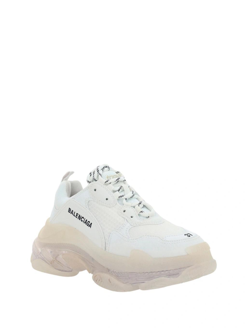 BALENCIAGA Triple S Sneaker In White Product Image