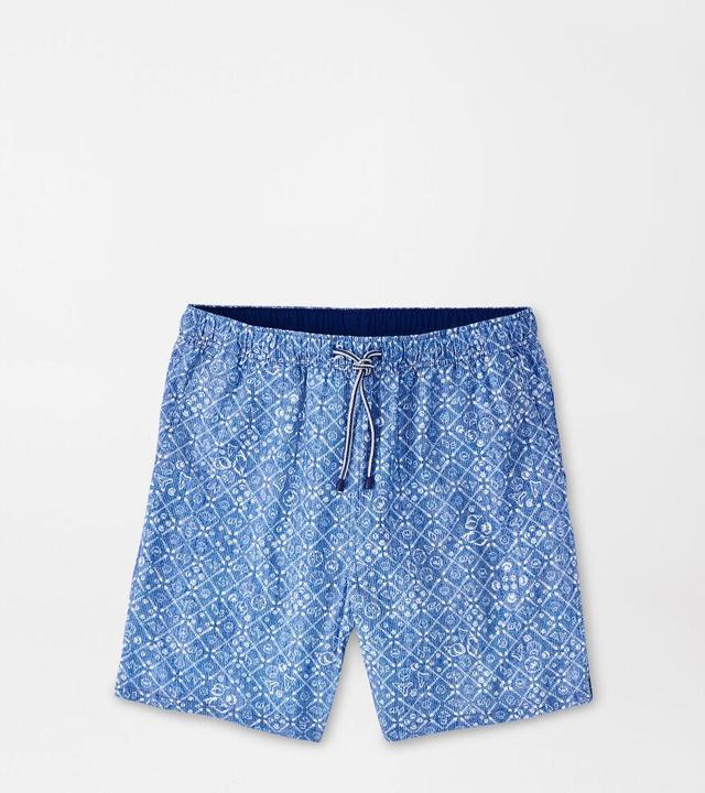 Peter Millar Mens Beachcomber Swim Trunk | Color: Moon Blue | Size: L Product Image