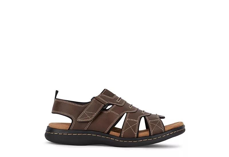 Dockers Shorewood Mens Fisherman Sandals Med Red Product Image