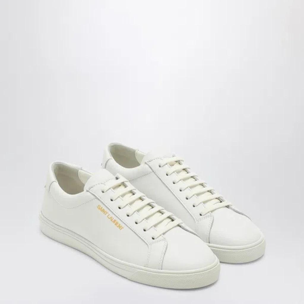 Andy Logo-print Leather Sneakers In White Product Image