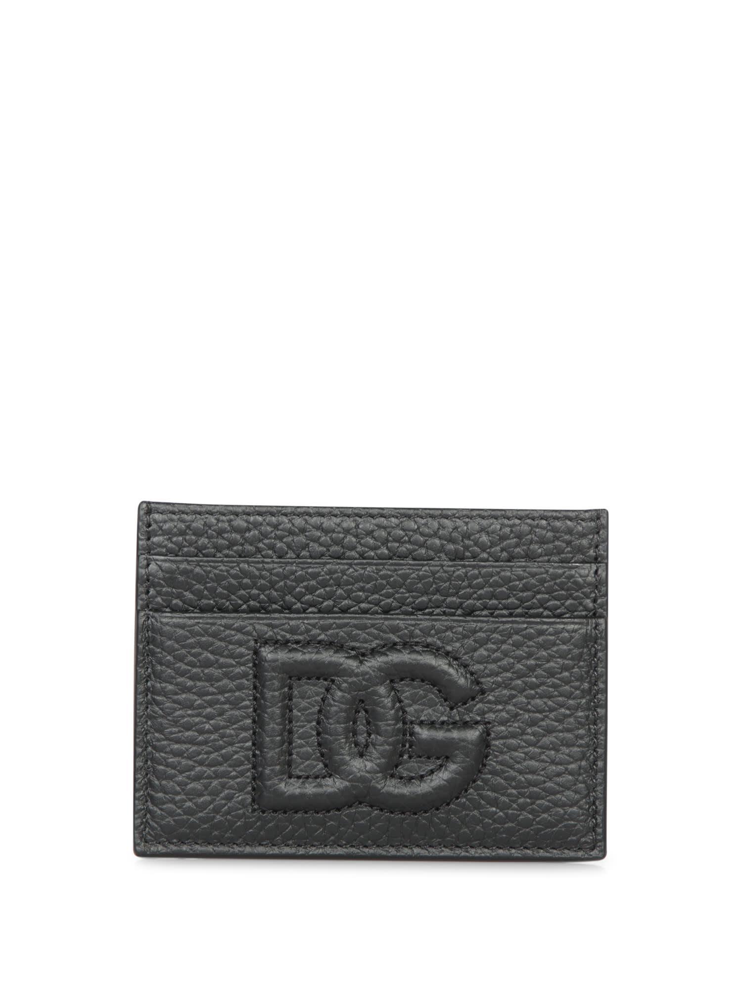 Black Print Card Holder Product Image