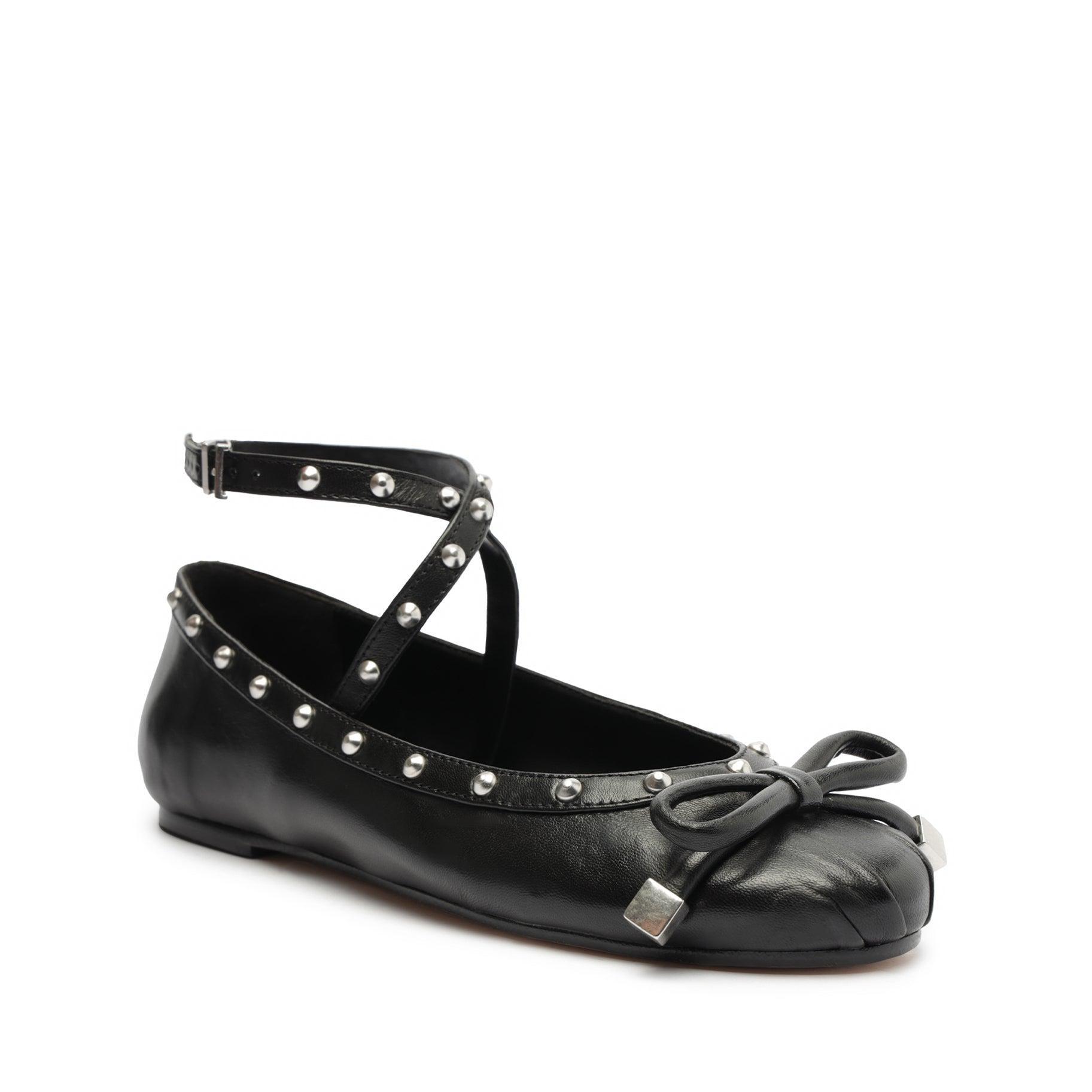 Larissa Nappa Leather Flat Female Product Image