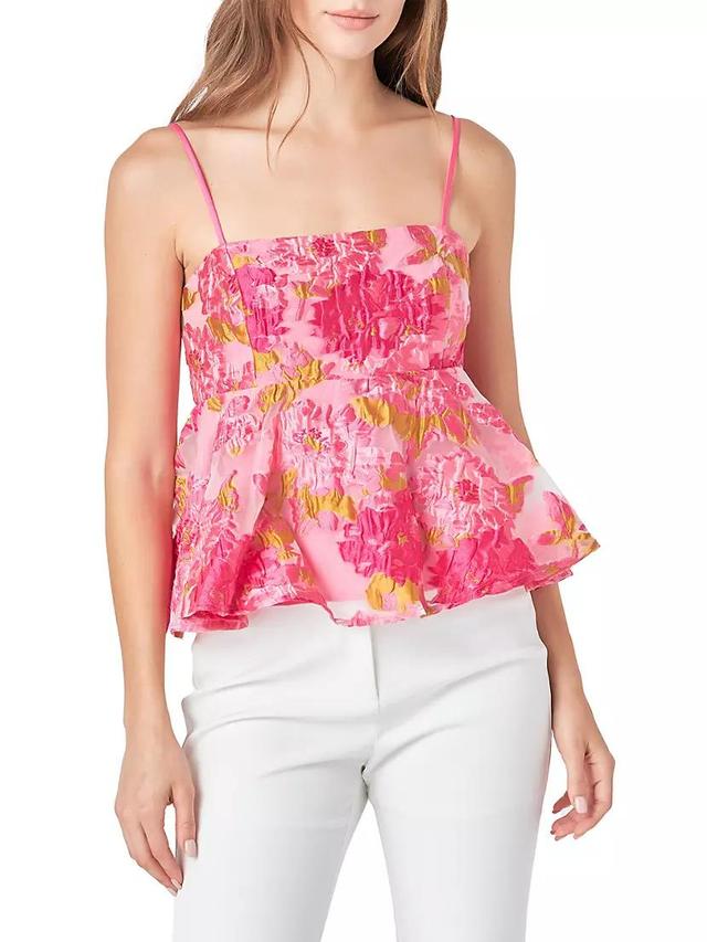 Organza Floral Top Product Image