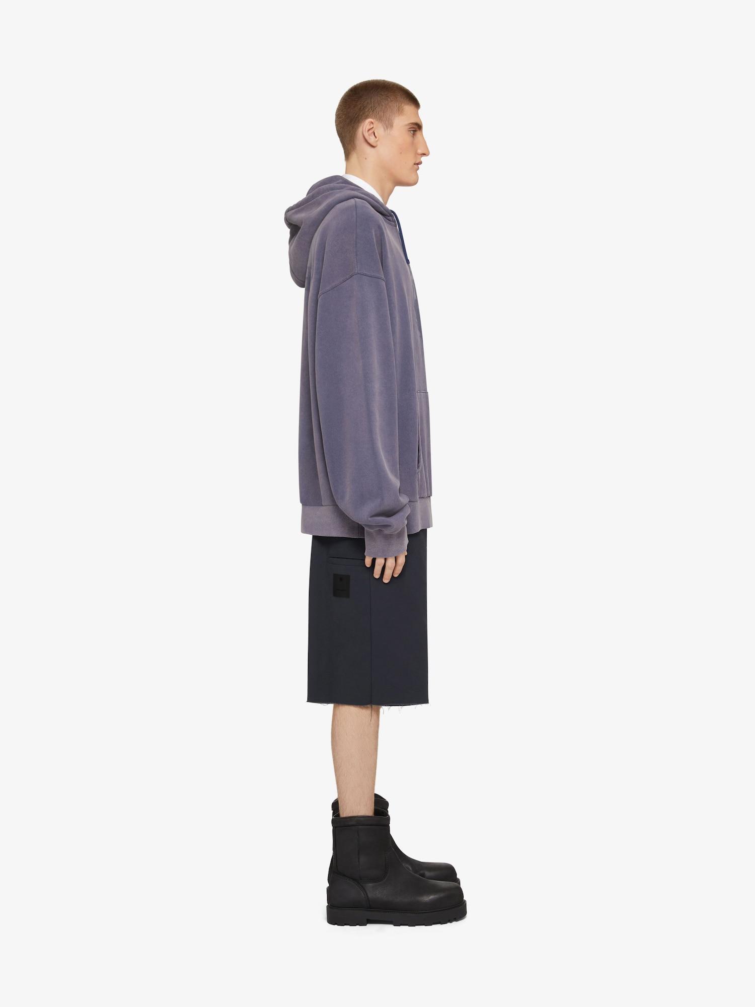 GIVENCHY Shadow oversized hoodie in fleece Product Image