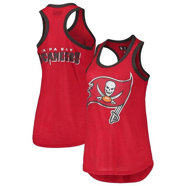 Women's G-III 4Her by Carl Banks Red Tampa Bay Buccaneers Tater Tank Top Product Image