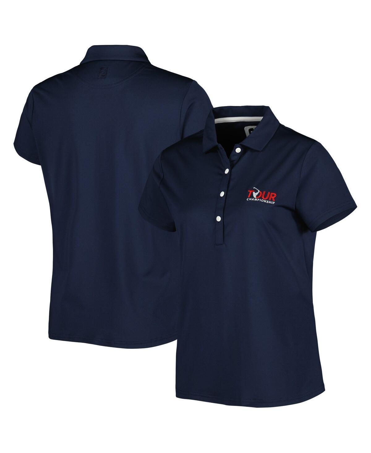 FootJoy Womens Navy Tour Championship Logo Polo Shirt Product Image