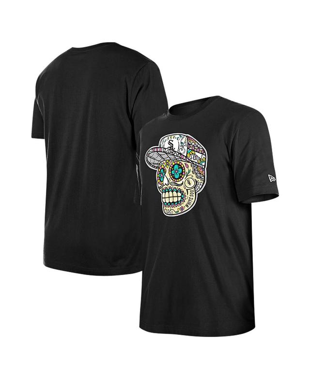 New Era Mens Black Chicago White Sox Sugar Skulls T-Shirt Product Image