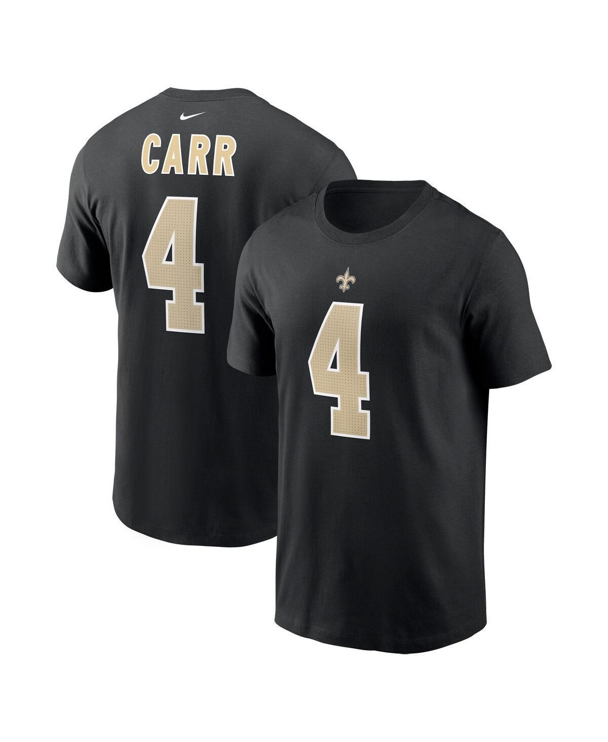 Mens Nike Derek Carr New Orleans Saints Player Name & Number T-Shirt Product Image