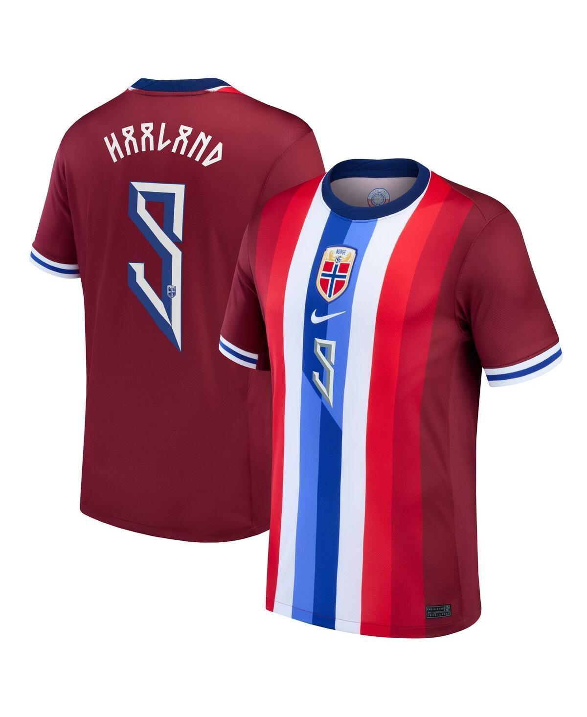 Nike Mens Erling Haaland Red 2024 Home Replica Jersey - Red Product Image