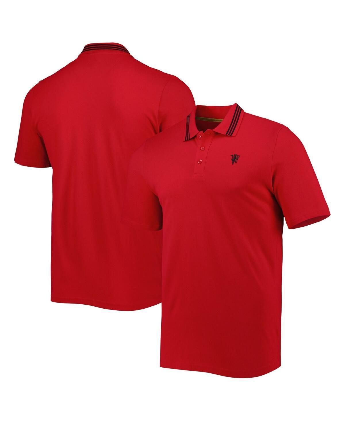 Mens adidas Red Manchester United Club Polo Shirt Product Image