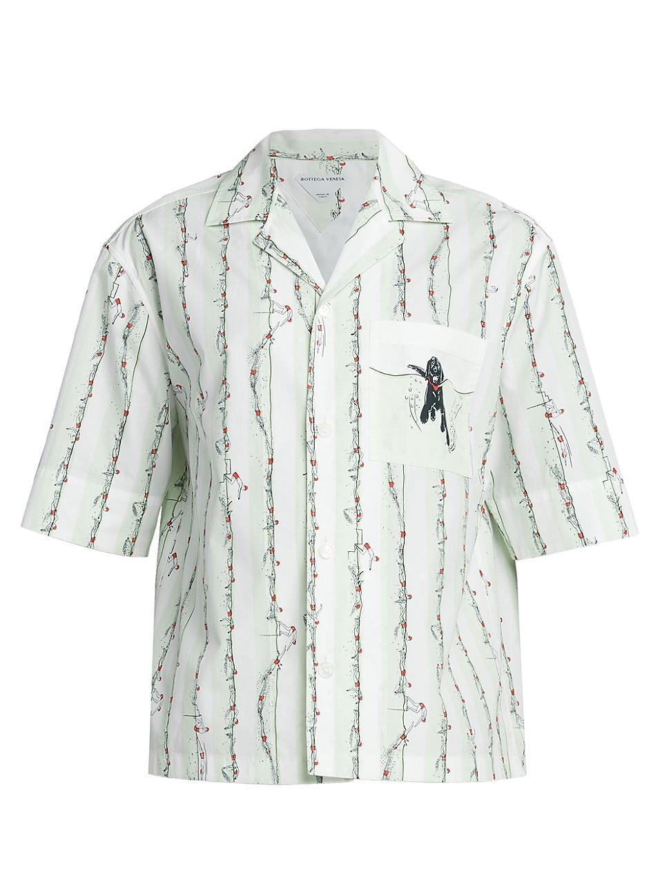 Mens Swimmers Cotton Camp Shirt Product Image