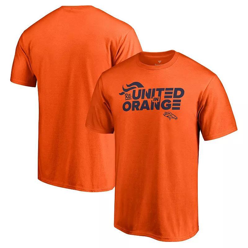 Mens Fanatics Branded Orange Denver Broncos ReUnited T-Shirt Product Image