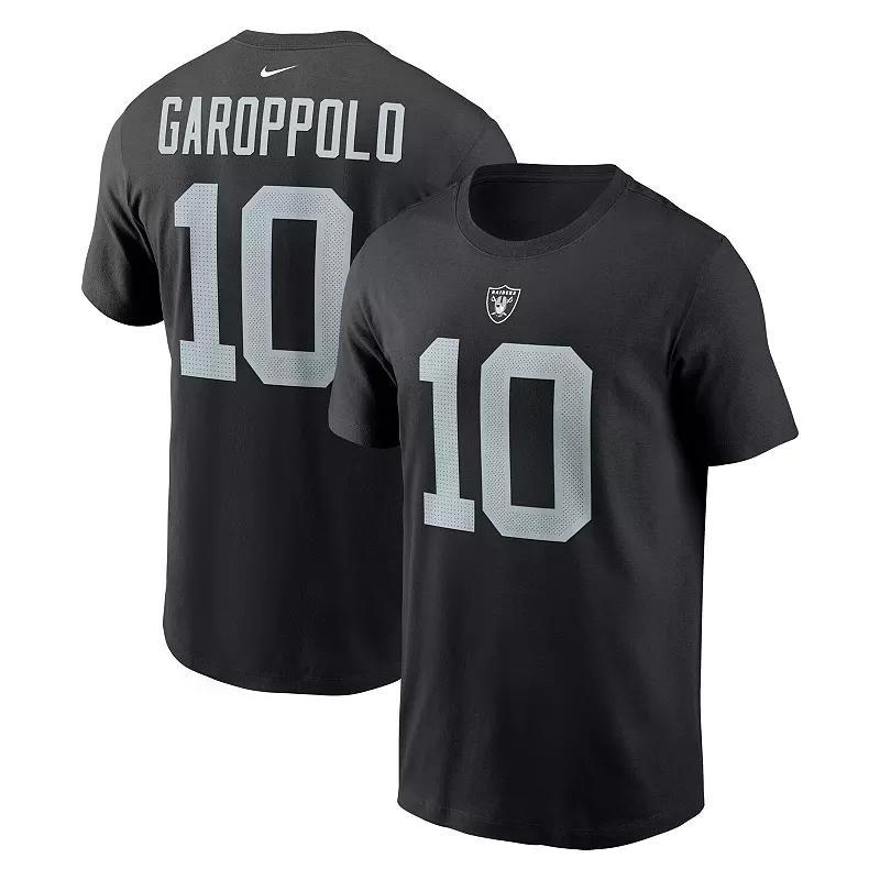 Mens Nike Jimmy Garoppolo Las Vegas Raiders Player Name & Number T-Shirt Product Image