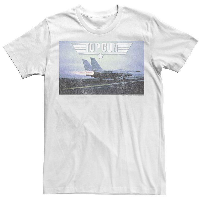 Mens Top Gun Jet and Logo Photo Tee Product Image