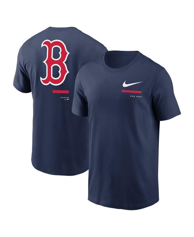 Mens Nike Boston Red Sox Over the Shoulder T-Shirt Blue Product Image