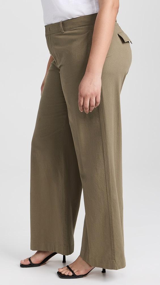 Vince Cotton Wide Leg Pants | Shopbop Product Image