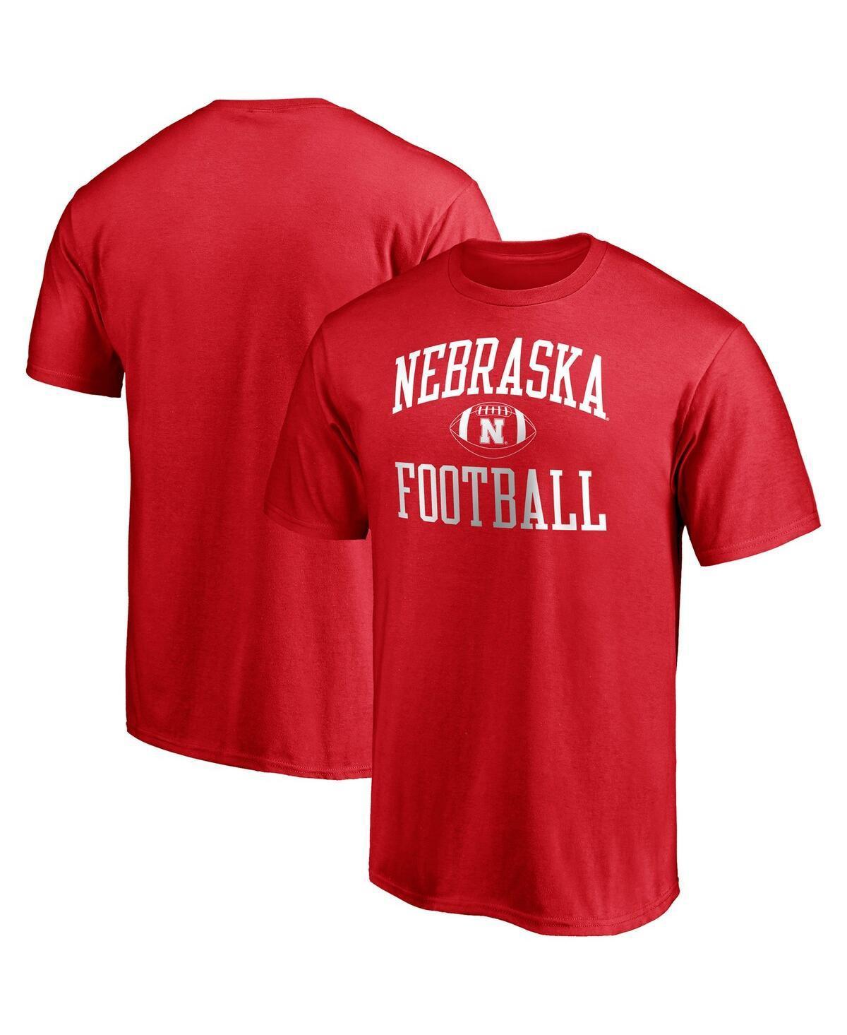 Mens Fanatics Scarlet Nebraska Huskers First Sprint Team T-shirt Product Image